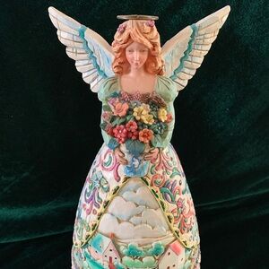 Spring Angel Figurine "New Beginnings" Heartwood Creek Jim Shore (~9")